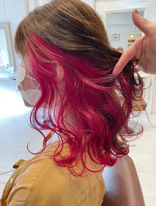 ミディアム カラー ブリーチ koheiのヘアスタイル