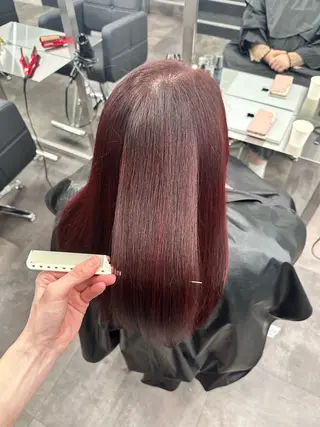 ロング カラー ゲンキ /ウルフカットのヘアスタイル