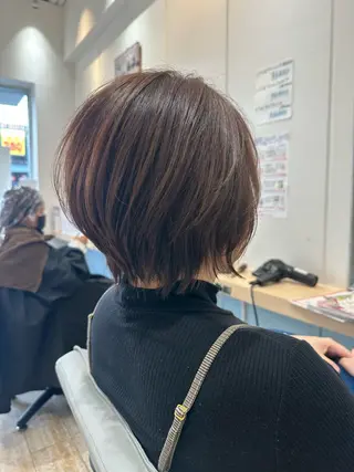 ショート 若山 敦のヘアスタイル