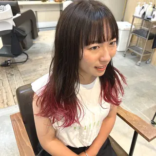 セミロング 綿貫 美雪のヘアスタイル