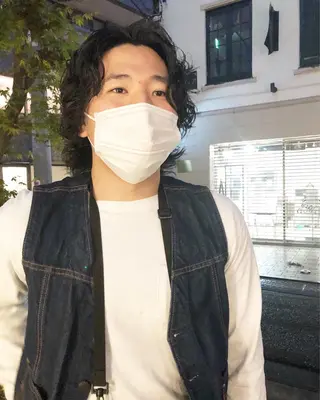 パーマ ヘアアレンジ メンズ メンズ特化✂️栗原 侑也のヘアスタイル