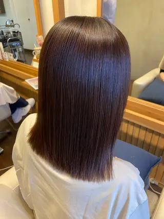 ミディアム 透明感カラー/ 小顔カット/ミヅキのヘアスタイル