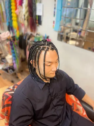 ショート ヘアアレンジ メンズ scamp⭐️ さくらのヘアスタイル