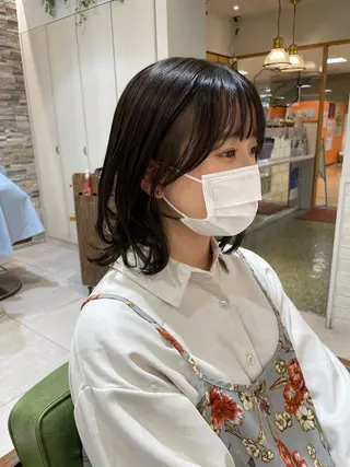 ミディアム 石渡このみ 🍊レイヤーカットのヘアスタイル