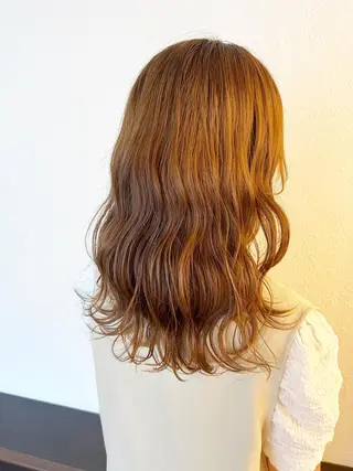 ロング カラー パーマ ヘアアレンジ 名古屋駅/トップス タイリスト/大黒拓哉のヘアスタイル