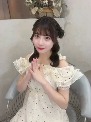 ロング カラー Rio🎀ブリーチ なし透明感♡のヘアスタイル
