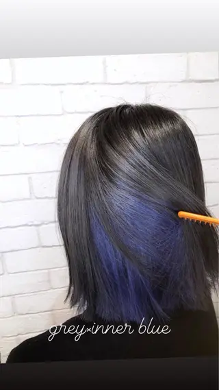 ミディアム カラーアンドケアリタ kitamuuuのヘアスタイル