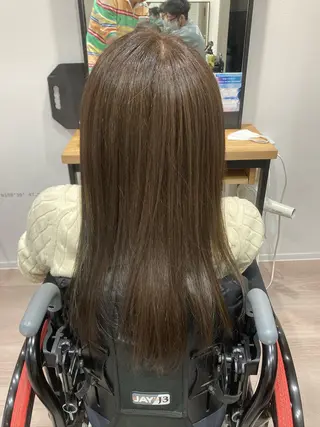 ロング カラー FJ Kaminokeのヘアスタイル