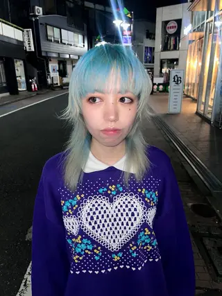 カラー デザインカラー🍬✨ 透明感カラー✨ナナのヘアスタイル