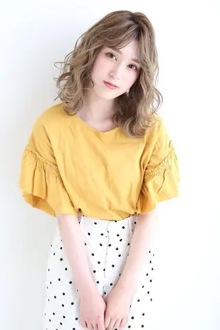 セミロング 坪井 彰吾のヘアスタイル