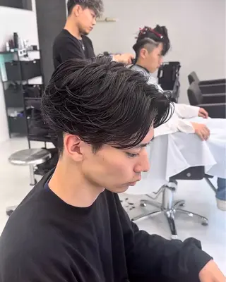 パーマ メンズ ダウンパーマ／カルマ パーマ／Yutoのヘアスタイル