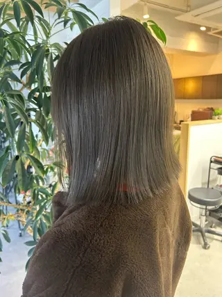 ミディアム ayu omochaのヘアスタイル