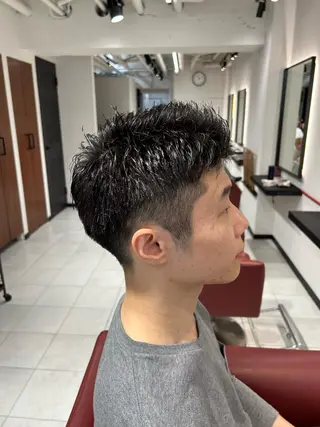 ショート メンズ メンズパーマ/カラー /須藤　大貴のヘアスタイル