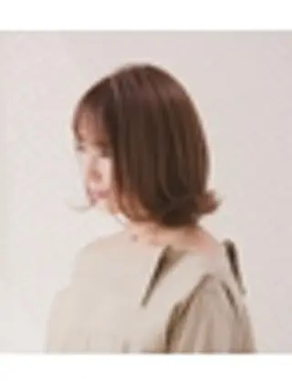 ミディアム カラー 髪質改善/縮毛矯正 今井ノブヤスのヘアスタイル