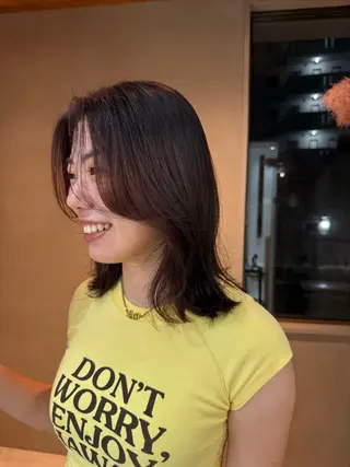 カラー ケアブリーチ ヒナミ名古屋／御器所のヘアスタイル