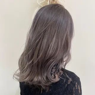 セミロング カラー 【髪質改善】 梅田　聡のヘアスタイル