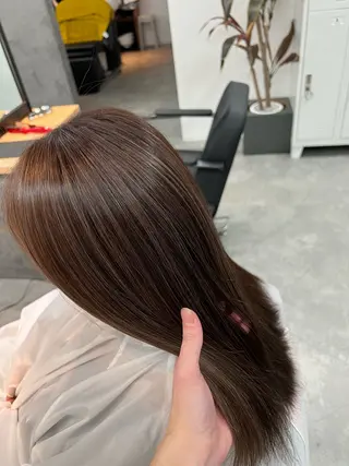 ロング 前 侃太のヘアスタイル