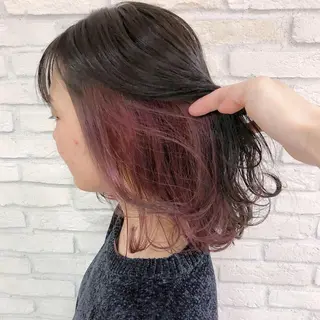 ミディアム カラー HAUS 片山みほのヘアスタイル