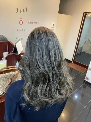セミロング カラー Merlyosaka 早川未来のヘアスタイル