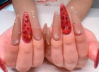 ロング 森 栄のネイルデザイン