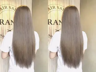 セミロング GRANDE アオキのヘアスタイル