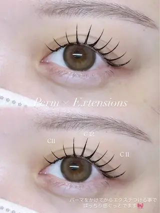 マツエク・マツパ Mimi .BEBE🎀のマツエク・マツパデザイン