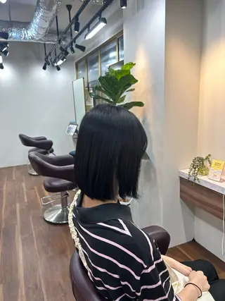 ミディアム カラー 野上 晃生のヘアスタイル