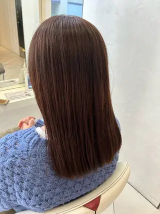 セミロング カラー 🍀富久 永梨🧸のヘアスタイル