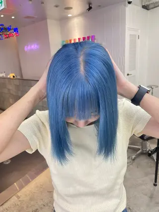 カラー 🤍垢抜け♡透明感 カラーmoeka🤍のヘアスタイル