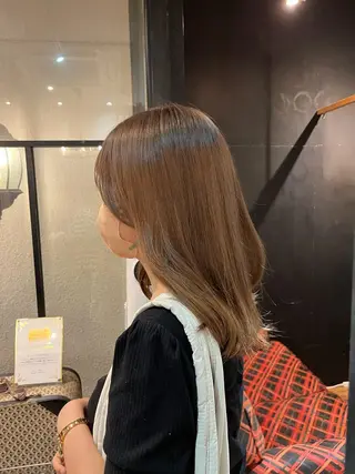 ミディアム 藤川 千歳のヘアスタイル