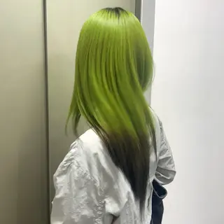 ロング カラー YUIKA☆髪質改善 小顔カット艶カラーのヘアスタイル