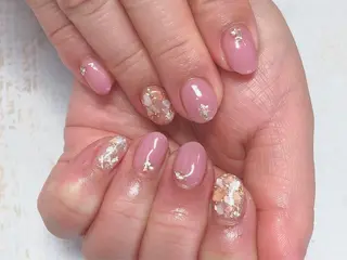 カラー 𖡼 yumenoのネイルデザイン