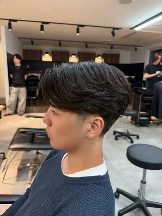 パーマ メンズ 韓国ヘア特化/メン ズパーマ特化/下田のヘアスタイル