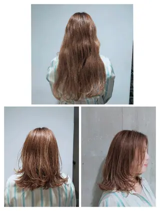 ミディアム 和佐 ももえのヘアスタイル