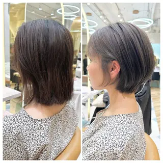 ショート 🛑柔らか透明感 カラー🛑大谷のヘアスタイル