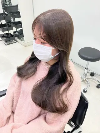 ロング カラー 💖ブリーチなし透明 感💖ASAHIのヘアスタイル