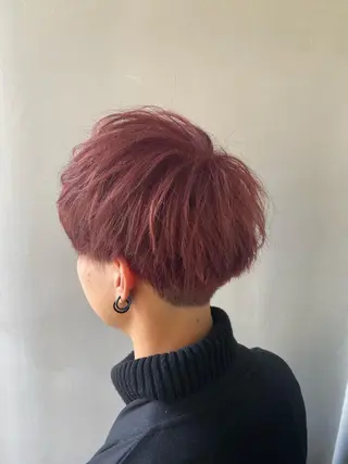 ショート カラー メンズ 寳泉 章弘のヘアスタイル