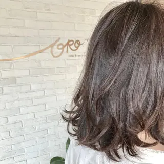 セミロング カラー 新店舗ORO塚口店 駅から徒歩4分🚶のヘアスタイル