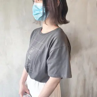 ショート カラー なかの たくみのヘアスタイル