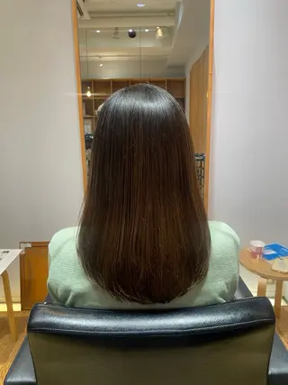 ミディアム パーマ 縮毛矯正/レイヤー 🌙児玉光瑠のヘアスタイル