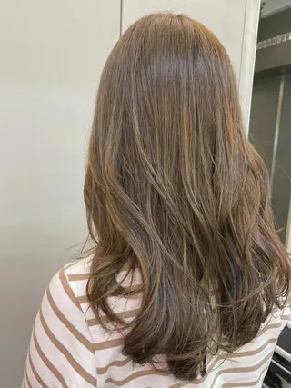 ロング カラー 岡野 静華のヘアスタイル