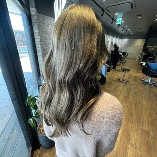 ロング カラー 🎀ワンレンボブ🎀 ワンカラー　あゆみのヘアスタイル