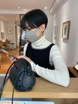 ショート 🟩白髪ぼかし/ボブ /ショートヘア/大司のヘアスタイル