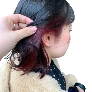ミディアム カラー 枚方 tomee 🦋南部 しほ🦋のヘアスタイル