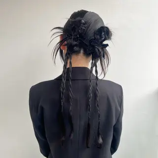 ヘアアレンジ メンズ/透明感カラー lar Hana🌻のヘアスタイル