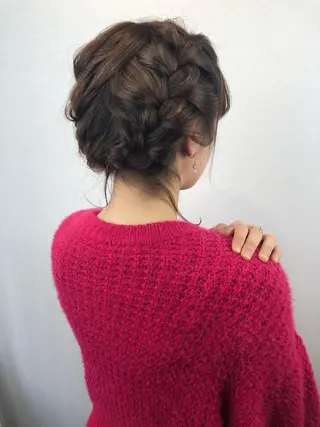 カラー ヘアアレンジ 🤍2nd🤍田所 美希のヘアスタイル
