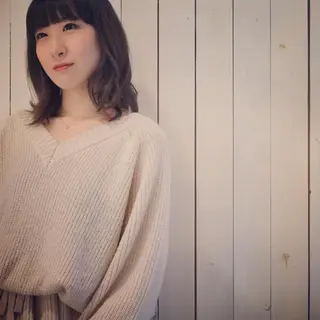 ミディアム カラー KOBAYASHI TEPPEIのヘアスタイル
