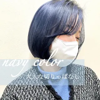 ショート カラー ayaka 縮毛矯正レイヤーのヘアスタイル