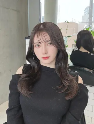 セミロング 🌫️大人韓国ヘア 🌫️naoyaのヘアスタイル