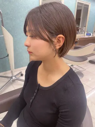 ショート カラー 店長福島成美/髪質 改善縮毛矯正/カラーのヘアスタイル